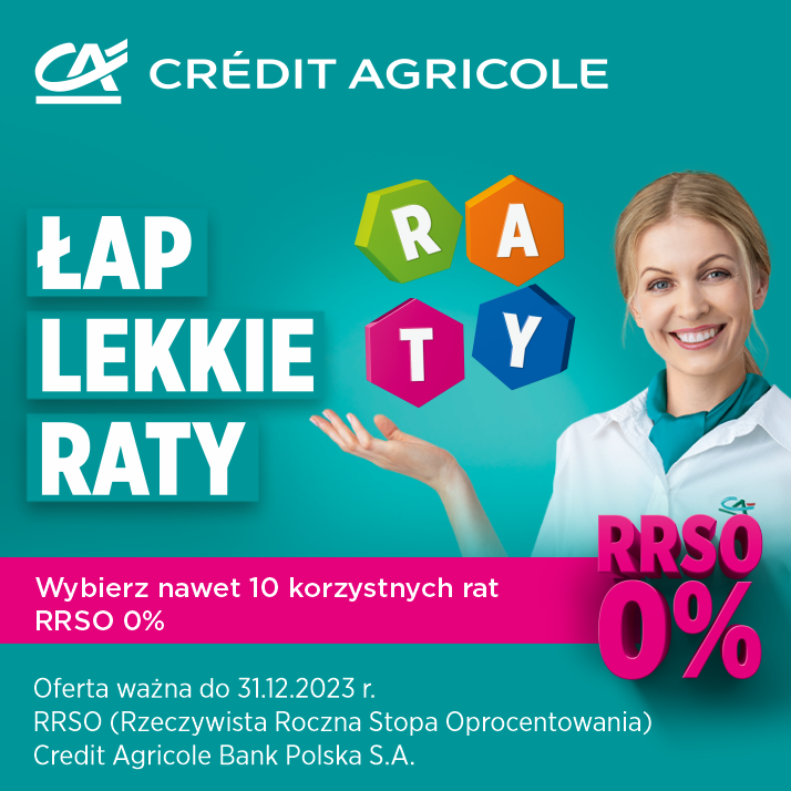 Raty Credit Agricole w Twojesoczewki.pl