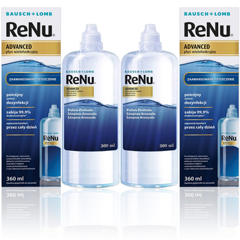 Zestaw płynów ReNu Advanced 2 x 360 ml